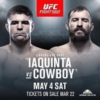 Прогноз UFC. Оттава. Эл Яквинта – Дональд Серроне. 05.05.2019