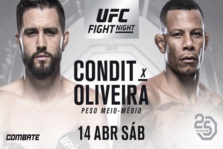 Прогноз UFC on Fox 29. Глэндэйл. Карлос Кондит – Алекс Оливейра. 15.04.2018